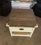Rustic X Drawer Table (3)